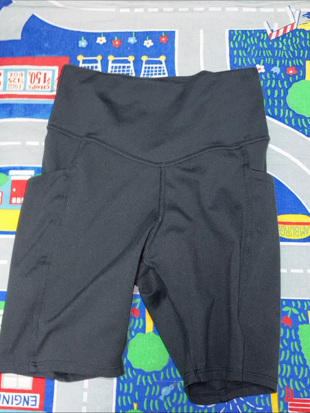 Danskin black bike shorts